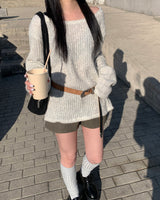 Wool off knit