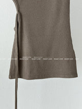 Tube Top Strap Mini Dress & Long T-shirt
