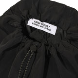X POCKET STRING NYLON SLINGBAG [BLACK]