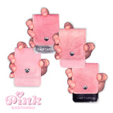 ピンクハートベントーウォレット/PINK HEART BENTO WALLET (ENAMEL BK)