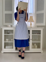 Candy Stripe Apron Embroidered Apron