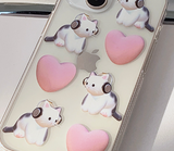 ミューズキャットパターンココ携帯ケース