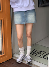 Daily Raw Denim Mini Skirt