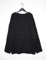 アルパカウールボクシーカーディガン / Alpaca wool boxy cardigan (4color)