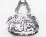 Tatoon nylon two-pocket shoulder bag