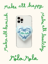 ROLAROLA X SAKI HEART COUSION GRIP TOK LIGHT BLUE