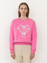 ROLAROLA X SAKI MAKE ALL SWEATSHIRT PINK