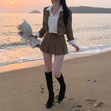 [BELLIDE MADE] Spring version, color jacket + skirt setup