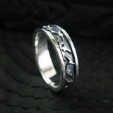 ルナL1シルバーリング / Lunar-L1 silver ring (4595752304758)