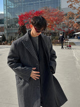 ASCLO Power Shoulder Stripe Coat (2color)
