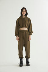MSKN2ND LOGO SWEATPANTS KHAKI (6608583000182)