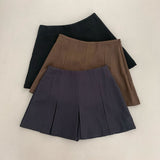 [Included underpants] Like short pleats skirt pants & skirt