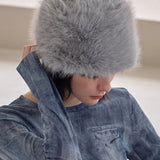 VA Square Longlabel Shapka Hat / Gray