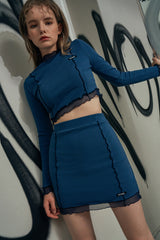 レタスエッジポイントトップス / Lettuce Edge Point Top (4573555130486)