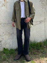 ピーチオーバーフィットシャツ/ポケットシャツ/PEACH OVERFIT TWO POCKET SHIRTS(3COLOR)