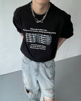 ブラーレタリングショートスリーブTシャツ / CH Blur Lettering Short-Sleeved T-Shirt (2 colors)