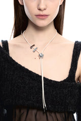 NO.482 [SILVER] スターコードロックネックレス