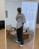 レイヤード ハーフ リング Tシャツ / TN Layered Half Ring T-shirt (3 colors)