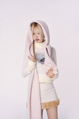 Ribbon Muffler_Fairy pink