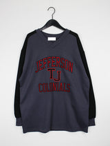 JeffersonVネックスウェットシャツ/Jefferson V-Neck Sweatshirt (2color)ね