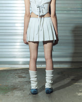 denim eyelet sk - ivory