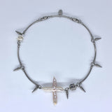Wave07 horn necklace