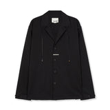 2ウェイナポリカラーストリングシャツジャケット / 2way napoli collar string shirt jacket
