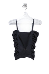 シャーリングコルセットスリーブレストップ / Shirring Corset Sleeveless Top (2 colors)