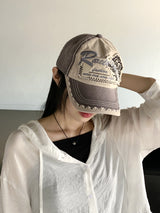 Jarmont Y2K Patch Lettering Color Matching Ball Cap