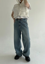 2ボタンワイドパンツ/no.1797 Two Button Wide Pants (2color)