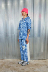 パッチフードジップアップ/patch hood zipup_light blue