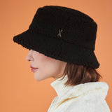 Stud Logo Fleece Bucket Hat Black