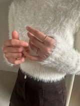 tiny heart ring (2color)