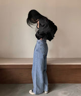 [Bellide made] Bubble Hidden Cropped Field Jacket