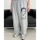 フェイスロゴロングワイドパンツ / FACE LOGO LONG WIDE PANTS 3COLOR