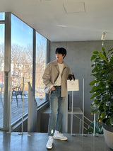 ヒデンバンディングデニムパンツ / [High quality] Hidden banding denim pants