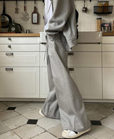 スーパーワイドロゴパンツ / [自主製作] Super wide logo pants (3 color)