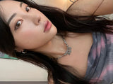 3ハートクローバーネックレス/3 heart clover necklace