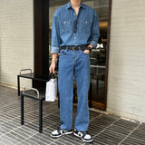 シグルーズフィットデニムパンツ/LMN Sig Loose Fit Denim Pants (4 colors)