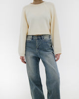 ハチレグロンラウンドニット/Hachi Reglon Round Knit (4color)