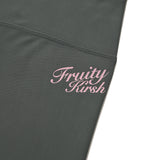 スモールチェリーウォーターレギンス / SMALL CHERRY WATER LEGGINGS [CHARCOAL]