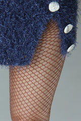 sand glitter mesh tights (2colors)