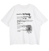 No.0243 daisy printing half T