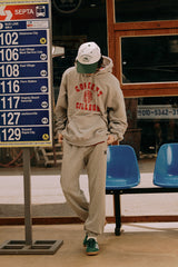 クラシックビッグロゴパーカ・グレー［ユニセックス］/ Classic Big Logo Unisex Gray Hoodie