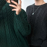 ウノバロックフィッシャーマンオーバーニット