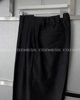 CR pint fake denim wide slacks (1 color)