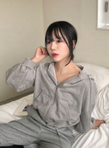 メローラ フード ジップアップ セット