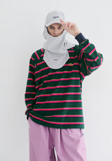 オールドストライプロングスリーブ / BSR2223FWPO028 OLD STRIPE LONG SLEEVE GREEN