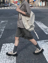 Safari nylon half shirt 
