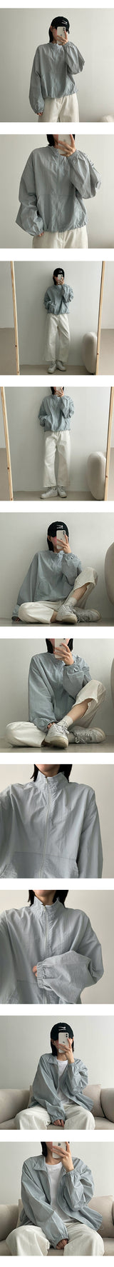 ノコストリングハイネックウィンドブレーカー / Noco String High-Neck Windbreaker